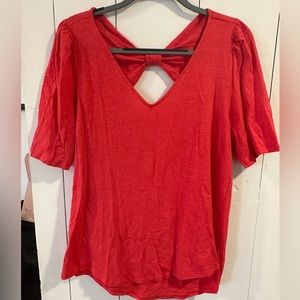 Last chance! 🚨 Meadow Rue by Anthropologie tee, bright pink, size XL